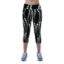 Leggings 3/4 pour femmes avec cercles J1689 14