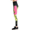 Leggings 3D da Donna con Stampa - Neri 5