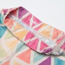 Leggings 3D da donna con triangoli colorati 4