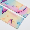 Leggings 3D femininas com estampado de gotas de água 5