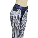 Leggings 3D sexy para senhora com estampado de asas 8