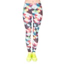 Leggings da donna alla moda con triangoli colorati 1