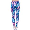 Leggings da donna con piume colorate 3