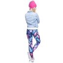 Leggings da donna con piume colorate 6
