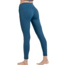 Leggings da donna elasticizzati per yoga con vita alta Effetto push-up Pantaloni sportivi elasticizzati Leggings modellanti Abbigliamento fitness 3