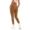 Leggings da donna senza cuciture per yoga con vita alta Pantaloni sportivi elastici per l'allenamento Leggings fitness per libertà di movimento e comfort 5