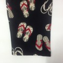 Leggings de mujer con estampado de chanclas - Negro 3