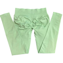 Leggings deportivos de cintura baja sin costuras para mujer, leggings elásticos para yoga y fitness, pantalones ajustados y cómodos para libertad de movimiento. 24