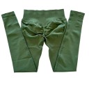 Leggings deportivos de cintura baja sin costuras para mujer, leggings elásticos para yoga y fitness, pantalones ajustados y cómodos para libertad de movimiento. 11