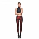 Leggings estilizados para mulheres - Vermelhas J3333 1