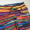 Leggings femininos com impressão em malha 3D 6