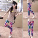 Leggings pour filles avec différents motifs J616 13