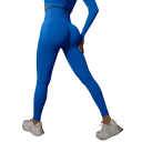 Leggings senza cuciture da palestra con vita alta Effetto push-up Leggings fitness da donna per l'allenamento Pantaloni sportivi elastici 3