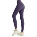 Leggings sportivi da donna per yoga con vita alta Leggings fitness traspiranti e ad asciugatura rapida per la palestra Pantaloni elasticizzati per l'allenamento 2