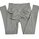 Leggings sportivi da donna senza cuciture a vita bassa Leggings elastici per yoga e fitness Pantaloni aderenti comodi per libertà di movimento 21