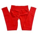 Leggings sportivi da donna senza cuciture a vita bassa Leggings elastici per yoga e fitness Pantaloni aderenti comodi per libertà di movimento 5