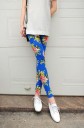Leggings stylés pour femmes avec fleurs J2415 2