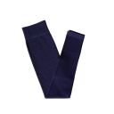 Leggins sportivi senza cuciture con vita alta Design a coste Vita compressiva Tessuto traspirante Pantaloni fitness elasticizzati Asciugatura rapida 5