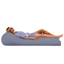 Lehátko pro dvě osoby bez náplně 480 l 180 x 45 x 120 cm voděodolný obal pohodlný venkovní relaxační sedací vak na zahradu i terasu 4