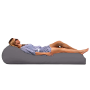 Lehátko pro dvě osoby bez náplně 480 l 180 x 45 x 120 cm voděodolný obal pohodlný venkovní relaxační sedací vak na zahradu i terasu 7