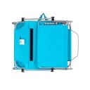 Lehători de grădină cu protecție solară set 2 bucăți pliabile reglabile 195 x 90 x 63 cm capacitate 150 kg cadru metalic pentru grădină 3