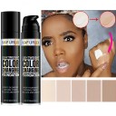 Lehký voděodolný krémový make-up s funkcí změny barvy 30 ml pro krytí nedokonalostí, sjednocení tónu pleti a dlouhotrvající hydrataci 2