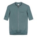 Leichter und atmungsaktiver Herren Fahrradtrikot mit kurzen Ärmeln und durchgehendem Reißverschluss, mit Netzärmeln und Tasche 4