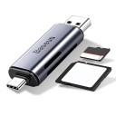 Leitor de cartões de memória USB-C / USB 2