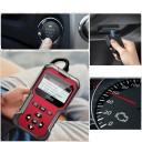 Leitor de códigos de erro OBD2 para automóveis e camiões Bluetooth Elm327 iOS Android ABS SRS Dados reais chip V410 3