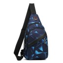 Lekka torba unisex crossbody 31×16×8 cm Sportowy plecak na klatkę piersiową Torba na ramię Torba podróżna na zewnątrz z dwiema dużymi 3