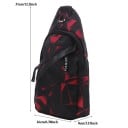 Lekka torba unisex crossbody 31×16×8 cm Sportowy plecak na klatkę piersiową Torba na ramię Torba podróżna na zewnątrz z dwiema dużymi 7