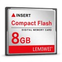 LEMIWEI 8 GB Compact Flash CF Memory Card White and Red For Digital Cameras and CF Card Readers 2