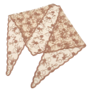 Lenço de Renda Floral 130 x 45 cm Lenço Triangular para a Cabeça e Pescoço Faixa de Cabelo Acessório de Viagem Leve Quatro Estações 3