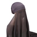 Lenço hidjabe em chiffon muçulmano 180x72 cm com material leve e translúcido para uso diário e cobertura do rosto 20