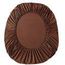 Lençol ajustável 150 × 190 × 30 cm Lençol elástico de algodão com elástico Lençol colorido para colchão de casal 7