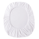 Lençol elástico para cama individual 90 × 200 × 10 cm Lençol de algodão elástico com elástico Colorido lençol para colchão 4