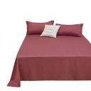Lençol liso sem elástico 220 x 230 cm Superfície lisa para uso diário Alojamento estudantil 16
