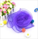 Lenços para malabarismo para crianças 6 pcs em seis cores Tecido leve e transparente 60 x 60 cm Para dança e jogos de movimento dentro e fora de casa 2