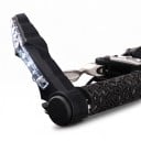 Lenkerhörner mit blauen LED-Lichtern 2 Stück Warnlicht für das Fahrrad Einstellbarer Winkel 90° Kunststoff ABS Batterie LR1130 Schwarz 4