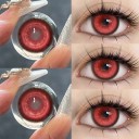 Lenti a contatto colorate morbide in idrogel effetto fantasy marcato copertura totale diametro 14.5 mm per uso giornaliero 8