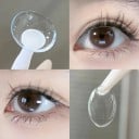Lentilles de contact transparentes semi-annuelles avec correction -1.50 HEMA 14.0 mm lentilles souples fines pour un port quotidien et la correction 3