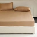 Lenzuolo in seta elasticizzato 120 x 200 x 30 cm 100% seta di gelso Lenzuolo di lusso per materasso con elastico perimetrale 10