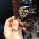 Leopard Print Hair Tie with Gems 1