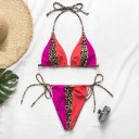 Leopardbikini för kvinnor P445 3