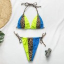 Leopardbikini för kvinnor P445 5