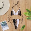 Leopardbikini för kvinnor P445 6