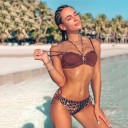 Leoparden-Bikini für Damen P814 1