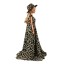 Leopardí šaty a klobouk pro panenku 6