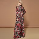 Leopardkjole med blomster 2