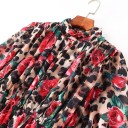 Leopardkjole med blomster 5